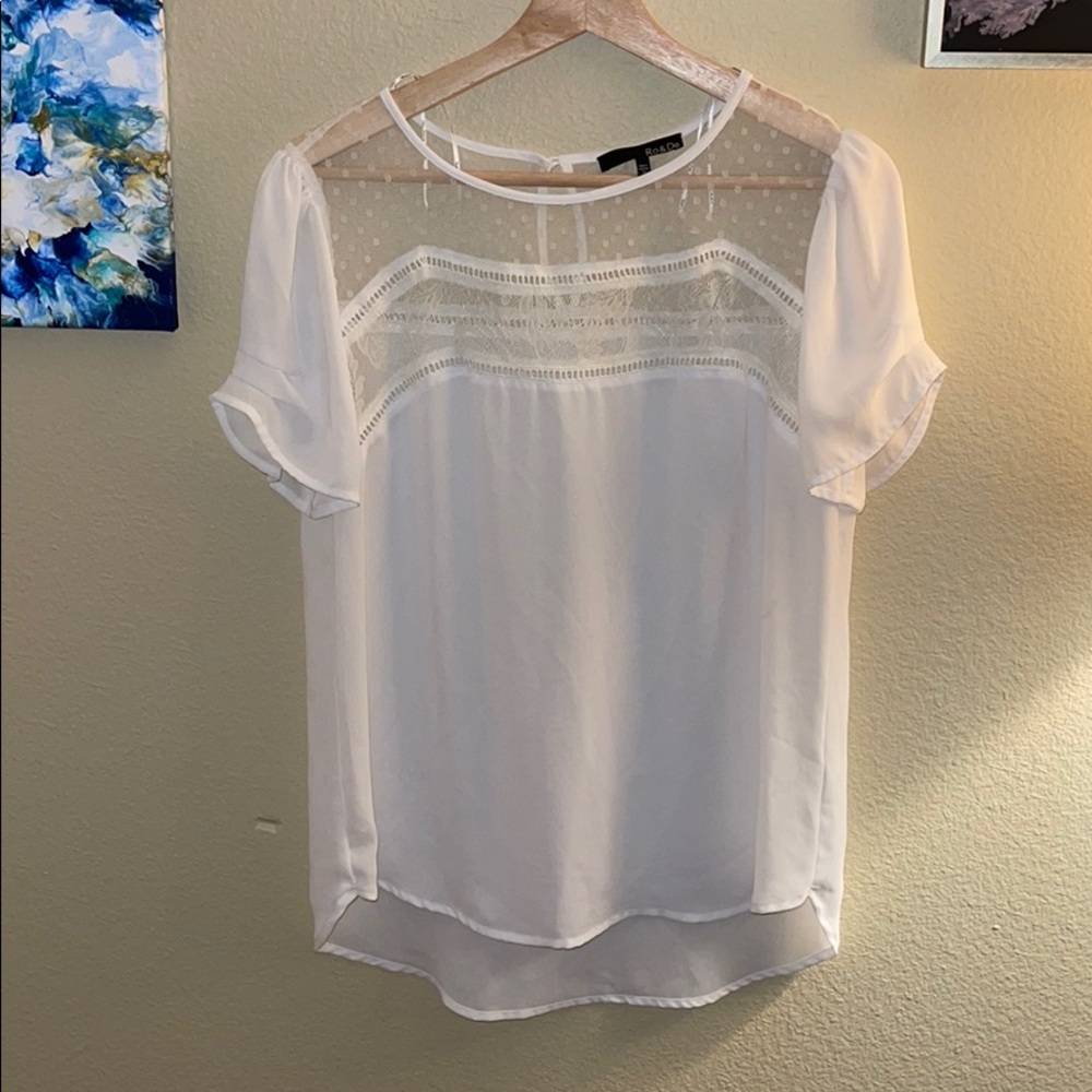 Ro&De White Blouse